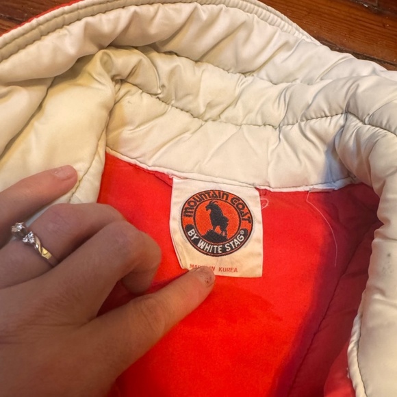Vintage 90s Mountain Goat by white stag puffer jacket womens large pit to pit 20 - Picture 7 of 7